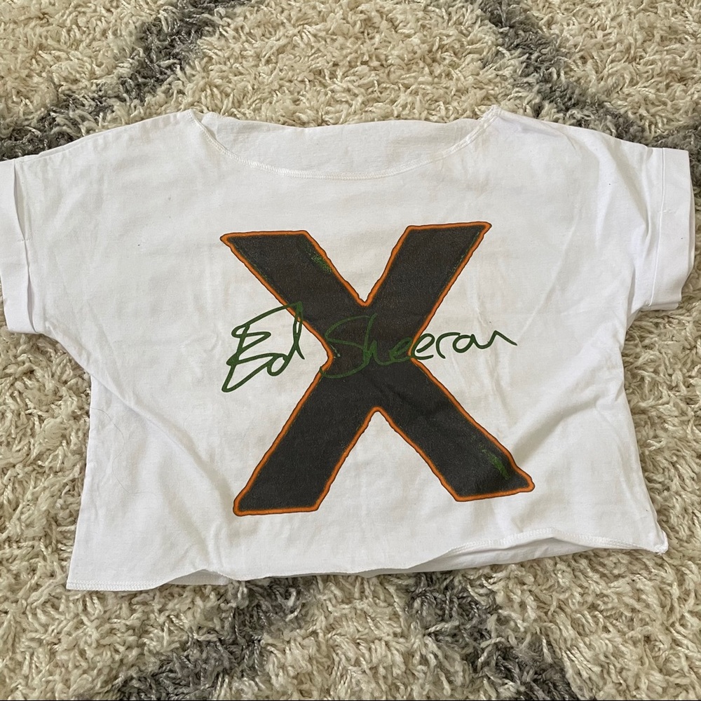 Ed Sheeran Crop Top Shirt